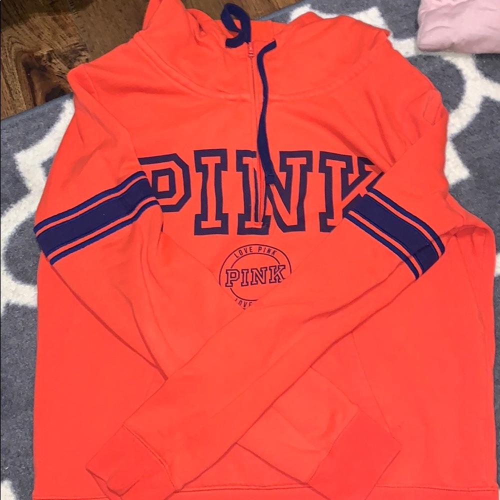 VS PINK 1/4 Zip Hoodie